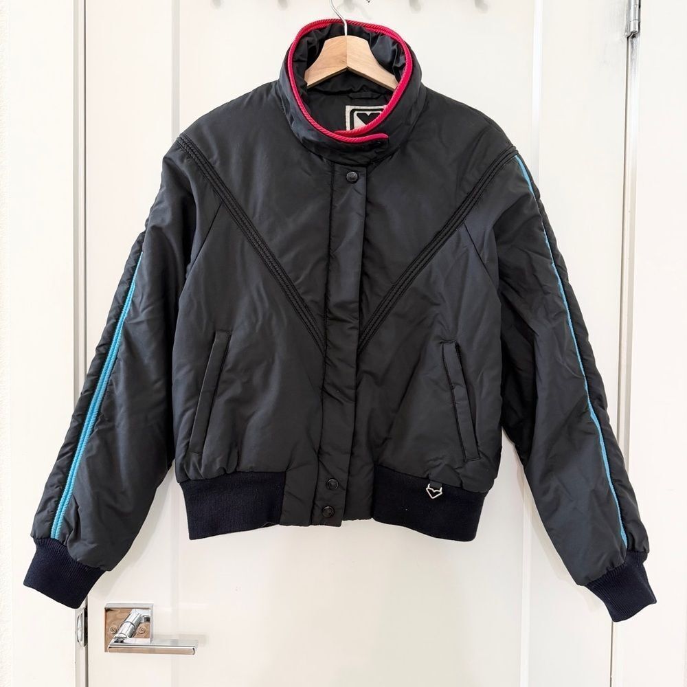 Vintage Obermeyer Black Ski Jacket Size M